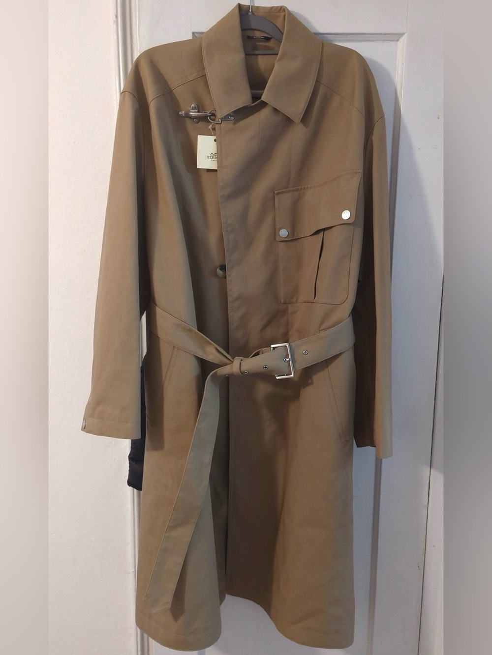 Brand new men’s Hermes trench coat